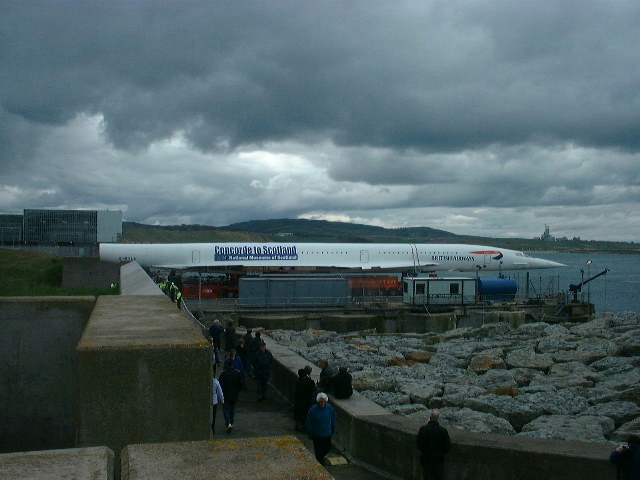 Concorde Parked At Torness