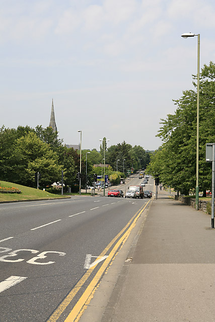 Approaching Salisbury city from the south