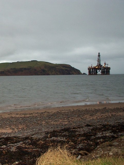 Oil Rig in Cromarty Firth