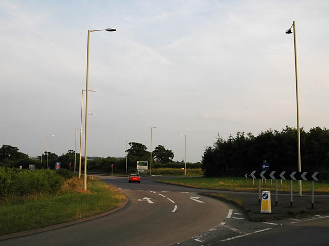 Junction of A5 and A488