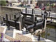 SE0623 : The top of the new lock, Sowerby Bridge by Humphrey Bolton