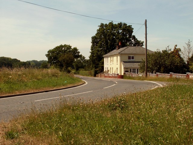 The B1035 road to Tendring, Essex