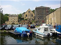 SE0623 : Buildings between Bolton Brow and the canal wharf, Sowerby Bridge by Humphrey Bolton