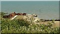 View from Walton cliffs near Frinton, Essex