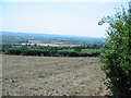 Looking across Ebberston Ings to the Yorkshire Wolds