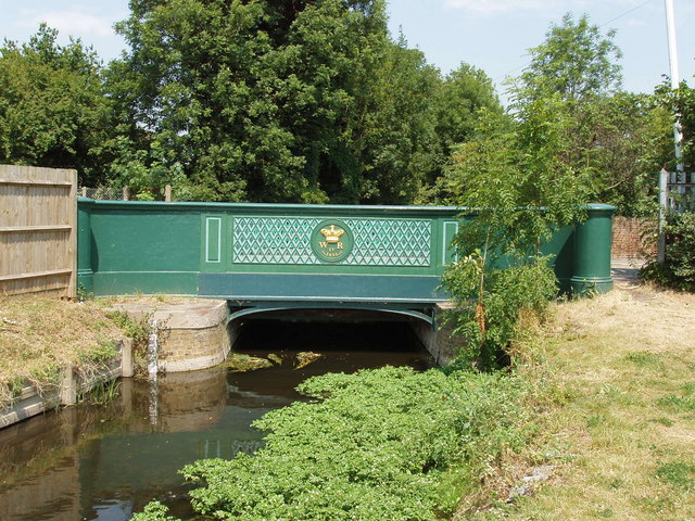 Longford River bridge with William IV 1834 sign