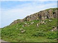 NM4739 : Crags near Acharonich by John Allan