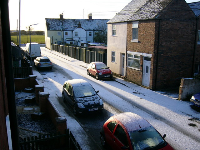 Top of New Street in winter