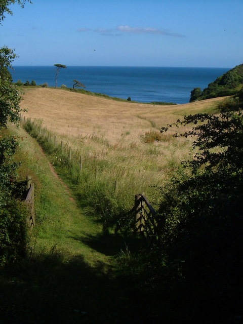 South West Coast Path from Teignmouth Road, Dawlish