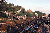 TQ2789 : East Finchley Station Throat by Martin Addison