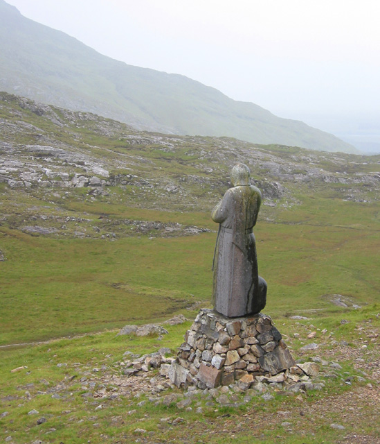 St Patrick watches over Mam Ean pass