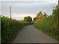 The lane between Little Sutton and Great Sutton