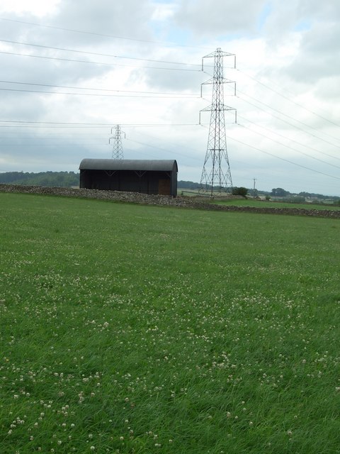 Pylons and Barn