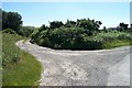 Road junction near Rhyd Loyw farm