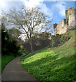 View up Castle Dell, Chepstow