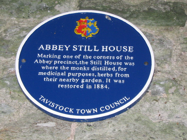 Plaque on the Abbey Still House