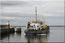 NS3031 : Troon harbour by Stuart McMahon