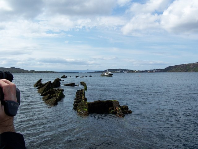 Wreck of the Port Napier in Loch Alsh