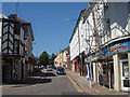 Welsh Street, Chepstow from the Town Arch.