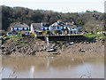 Houses with own Jetty opposite Chepstow Castle