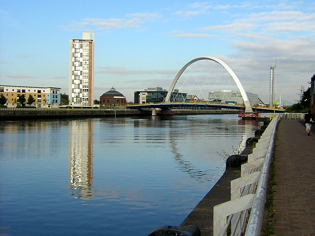Squinty Bridge over the Clyde