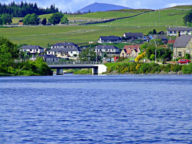 Looking towards the Village of Lairg