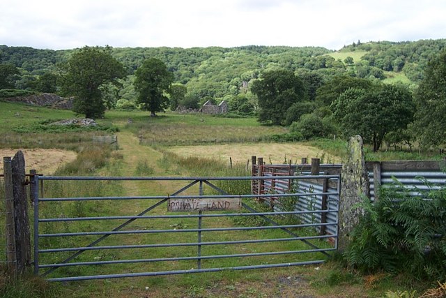Gate entrance to Dolbryn Goch ruin