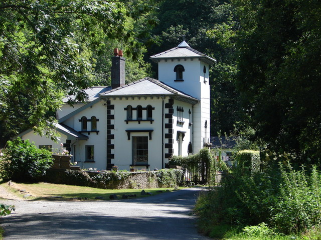 Nanteos Lodge - guarding the entrance to the estate