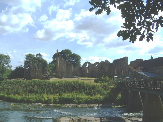 Finchale Priory from across the river...