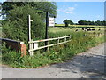 Entrance to Knowle Farm, near Lea Heath, Staffordshire.