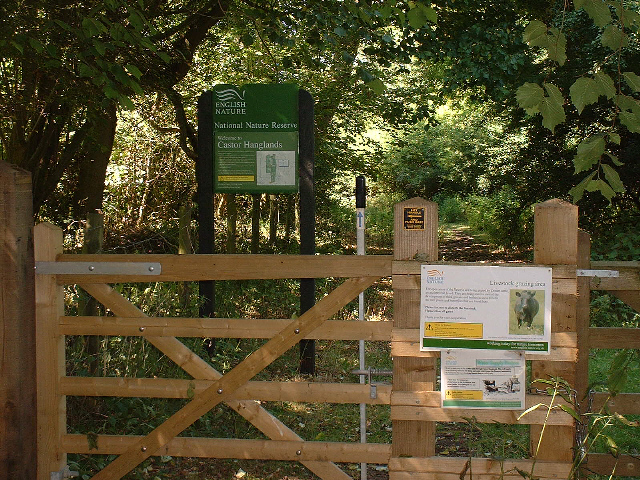 Southern entrance to Castor Hanglands NNR, a few miles west of Peterborough