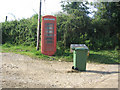 Phone box at Slaughterford