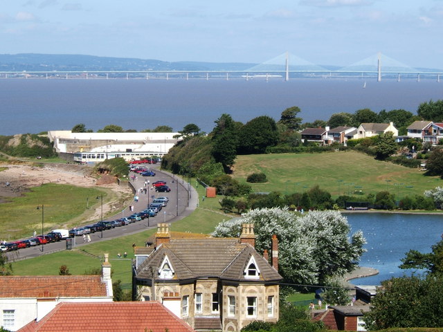Severn Bridges from Nore Rd. Portishead