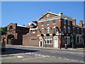 St Philip Neri church and the Blackburne Arms Hotel, Catharine St, Liverpool