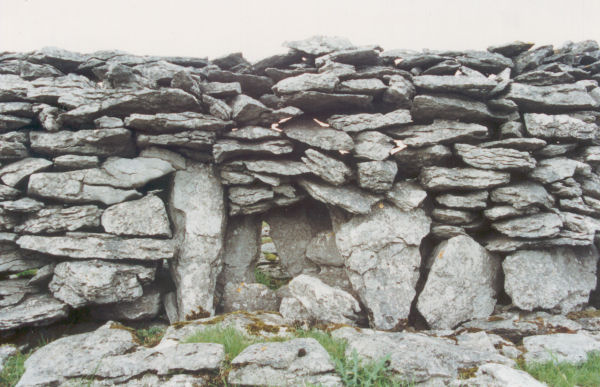A 'Lunky Hole' in a drystone wall