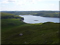 Loch Carloway from eastern slopes of Ben Laimishader