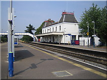 TQ0179 : Langley railway station by Nigel Cox