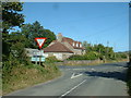 Road junction near Llangwnnadl