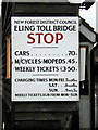 Eling Toll Bridge Fees  in 2002