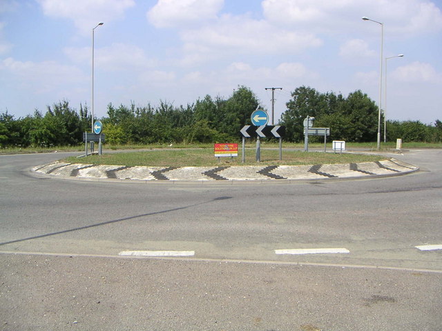 Roundabout on the A4146
