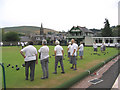 Play in progress at Gala Bowling Club