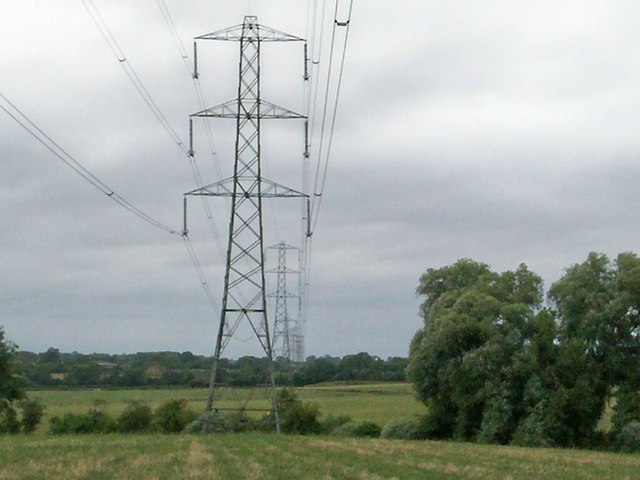 Electricity Pylons © Jennifer Luther Thomas :: Geograph Britain and Ireland