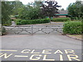 Entrance to Cross Ash School