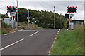 C7835 : Barmouth level crossing near Castlerock (1) by Albert Bridge