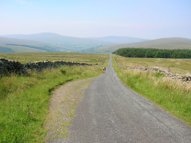 Coal Road/Galloway Gate looking down towards Dentdale