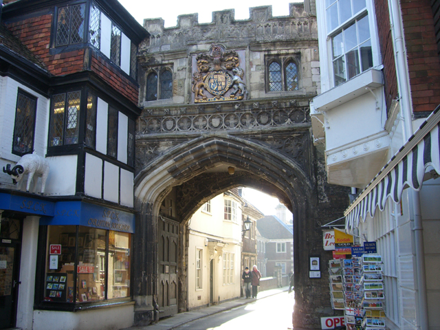 Archway into Cathedral Close