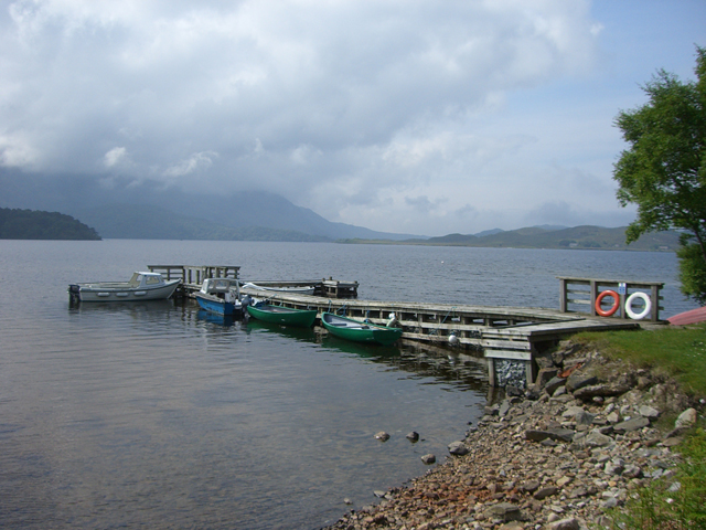 Jetty on Loch Morar