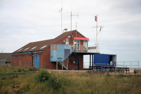 Coast Guard lookout station at Ingoldmells point