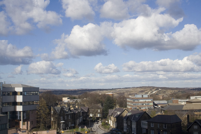 View from stairwell, Royal Hallamshire Hospital, Sheffield