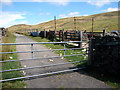 SH6111 : Gate on a mountain road by John Lucas